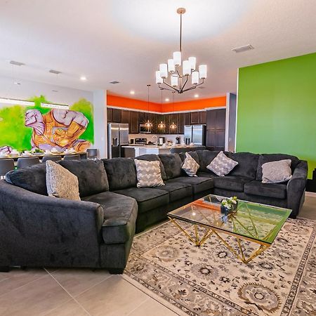 Luxury 12 Bedrooms Pool House 10 Min To Disney4630 Kissimmee Eksteriør billede