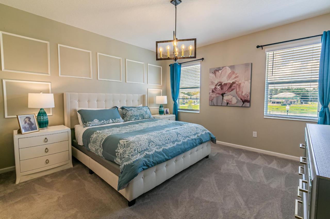 Luxury 12 Bedrooms Pool House 10 Min To Disney4630 Kissimmee Eksteriør billede