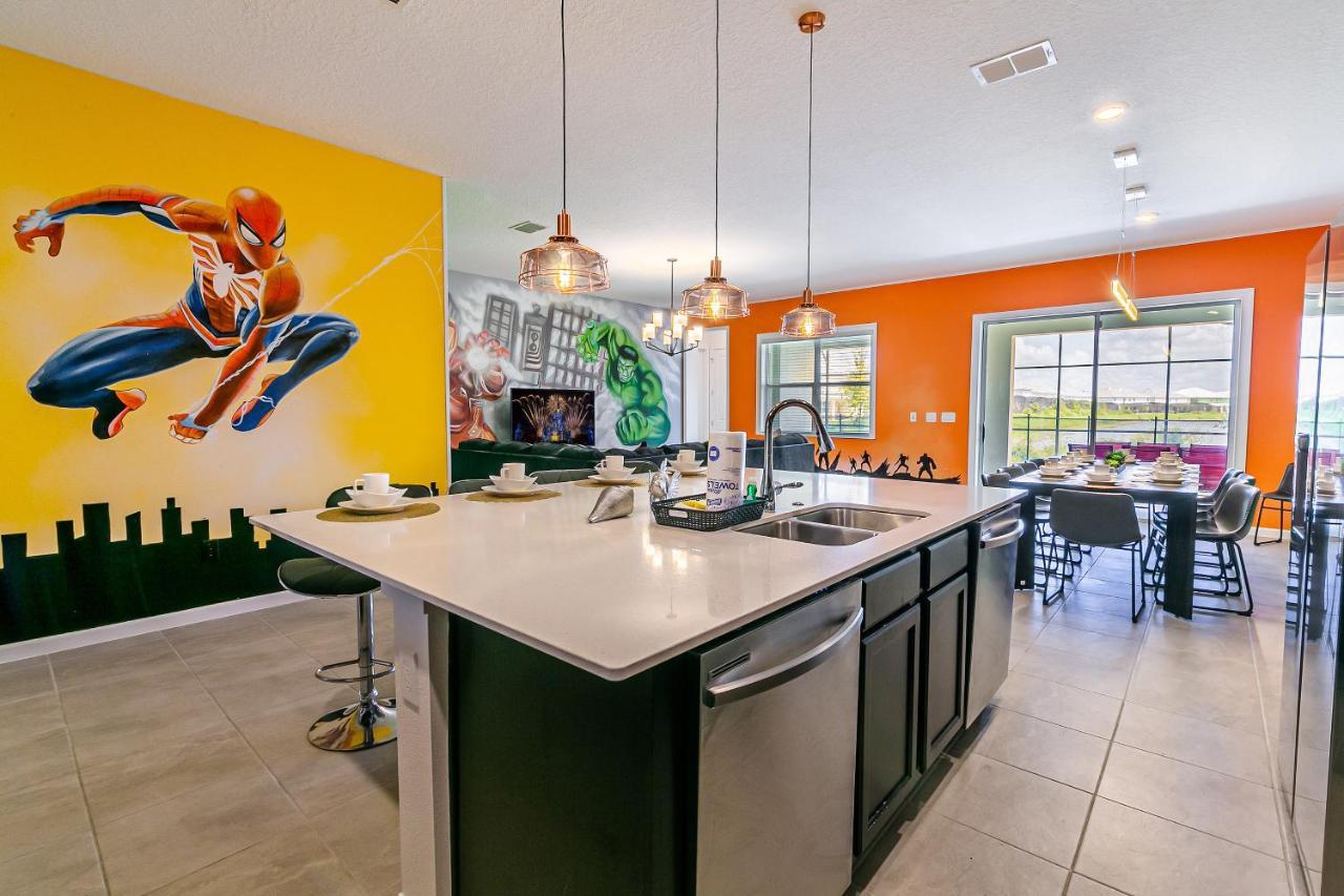 Luxury 12 Bedrooms Pool House 10 Min To Disney4630 Kissimmee Eksteriør billede