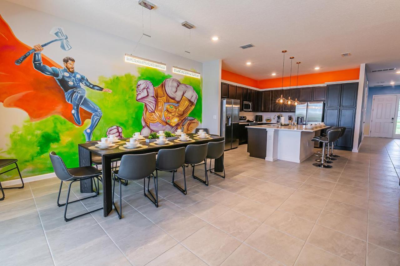 Luxury 12 Bedrooms Pool House 10 Min To Disney4630 Kissimmee Eksteriør billede